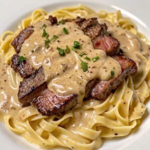 Steak pasta